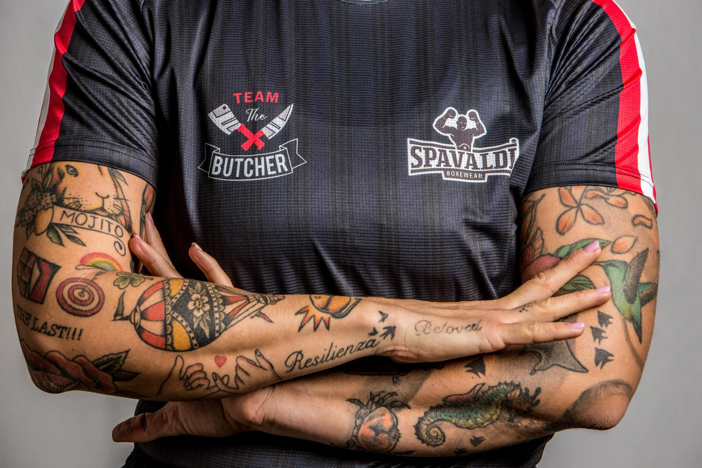 T-SHIRT SPAVALDI                x Veronica Tosi                     THE BUTCHER